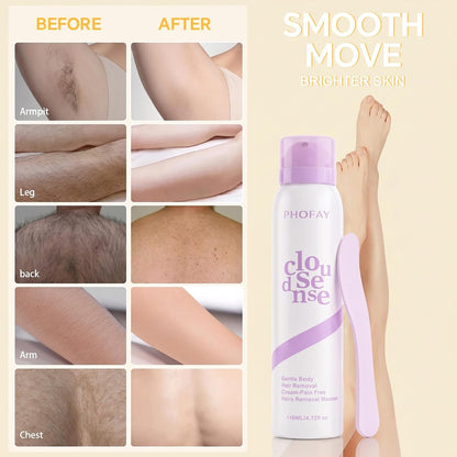 🔥Effortless Painless Hair Removal Spray – Smooth Skin in Minutes for Men & Women🔥